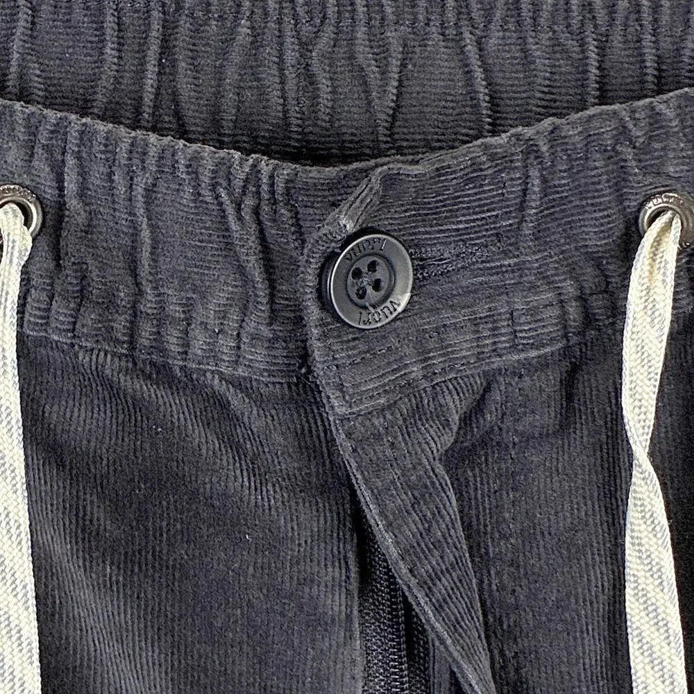 Vuori Pants Mens XL Gray Optimist Corduroy Pull On Jogger Performance Workout